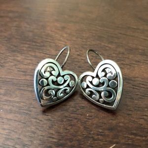 Brighton heart lever back earrings